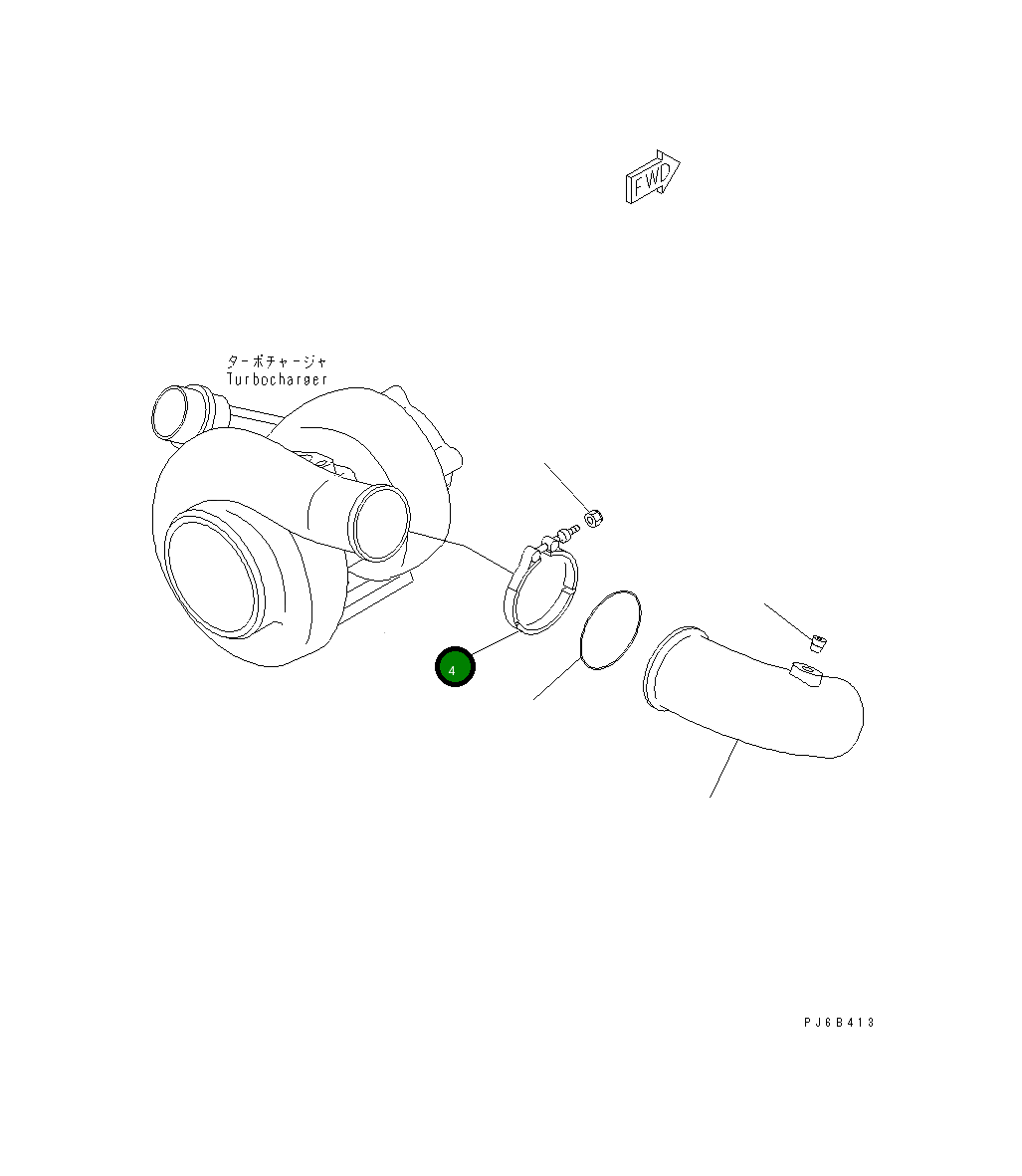Хомут 6738-11-4380 Komatsu