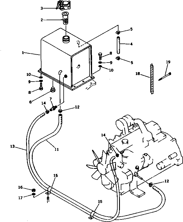 Хомут 0-2700-00012 Komatsu