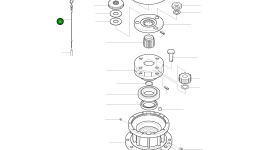 Штанга уровня 119-00003 Komatsu