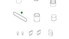 Ремень вентилятора охлаждения L=836 2106-1021D23 Komatsu