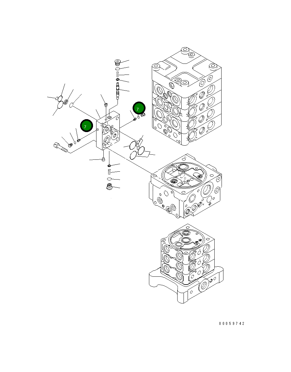 Клапан 723-50-61360 Komatsu