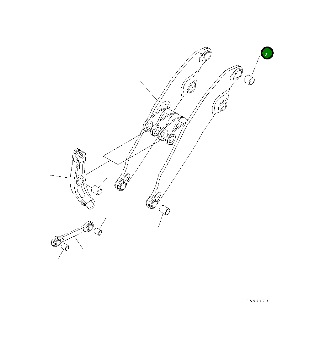 Втулка 42C-70-11345 Komatsu