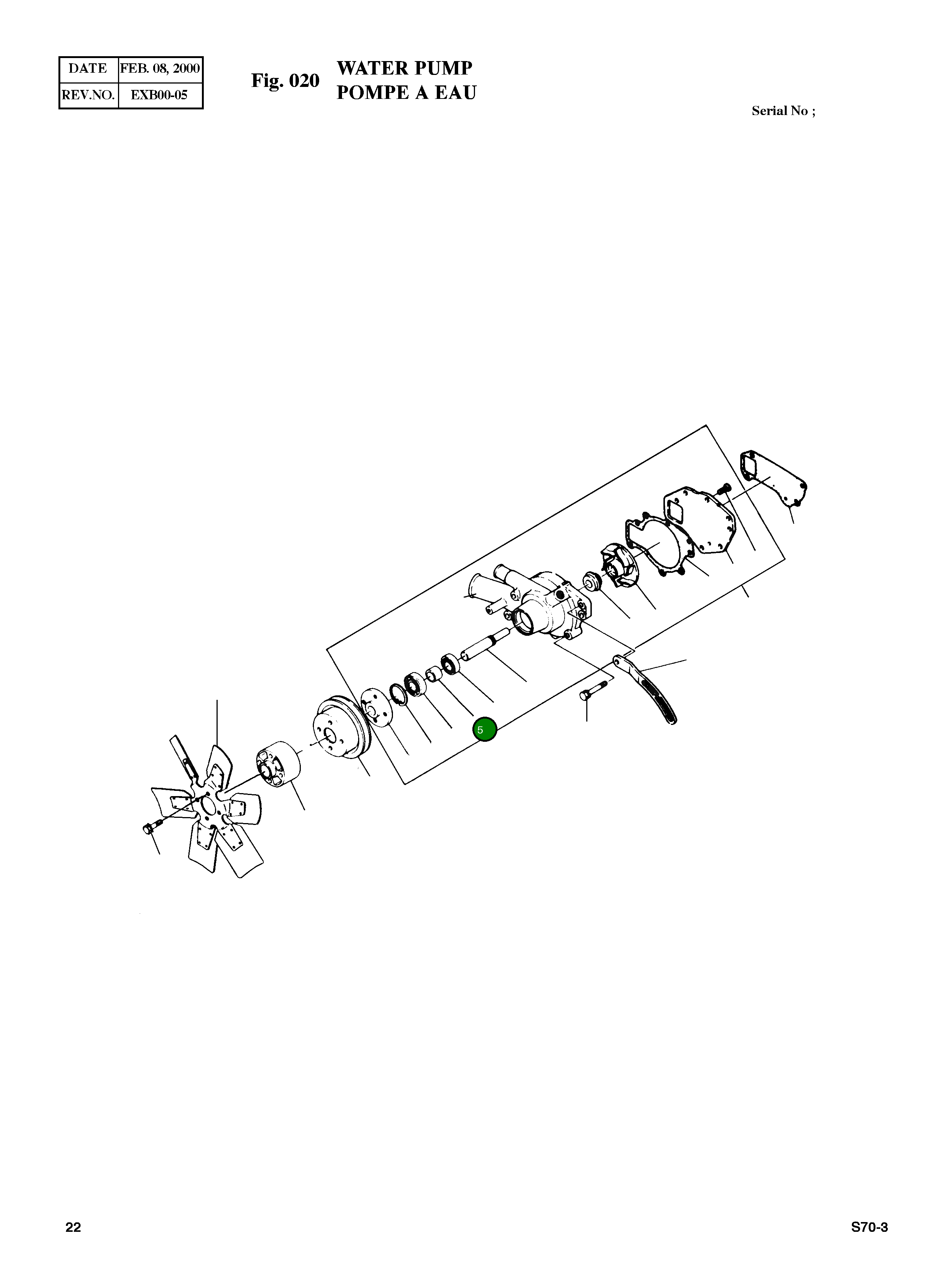 Проставка подшипника 65.06508-0010 Komatsu