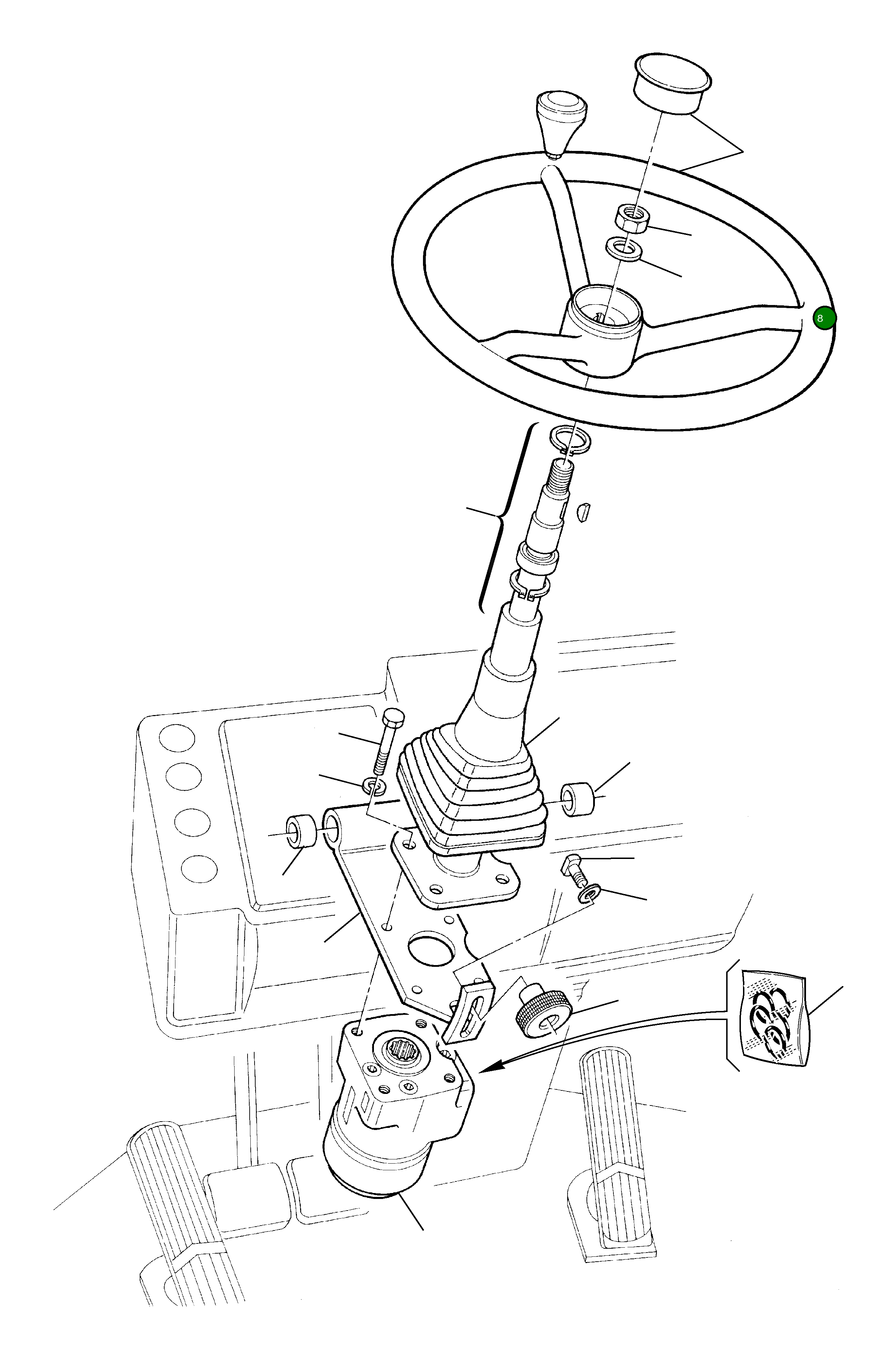 Шайба 802070014 Komatsu