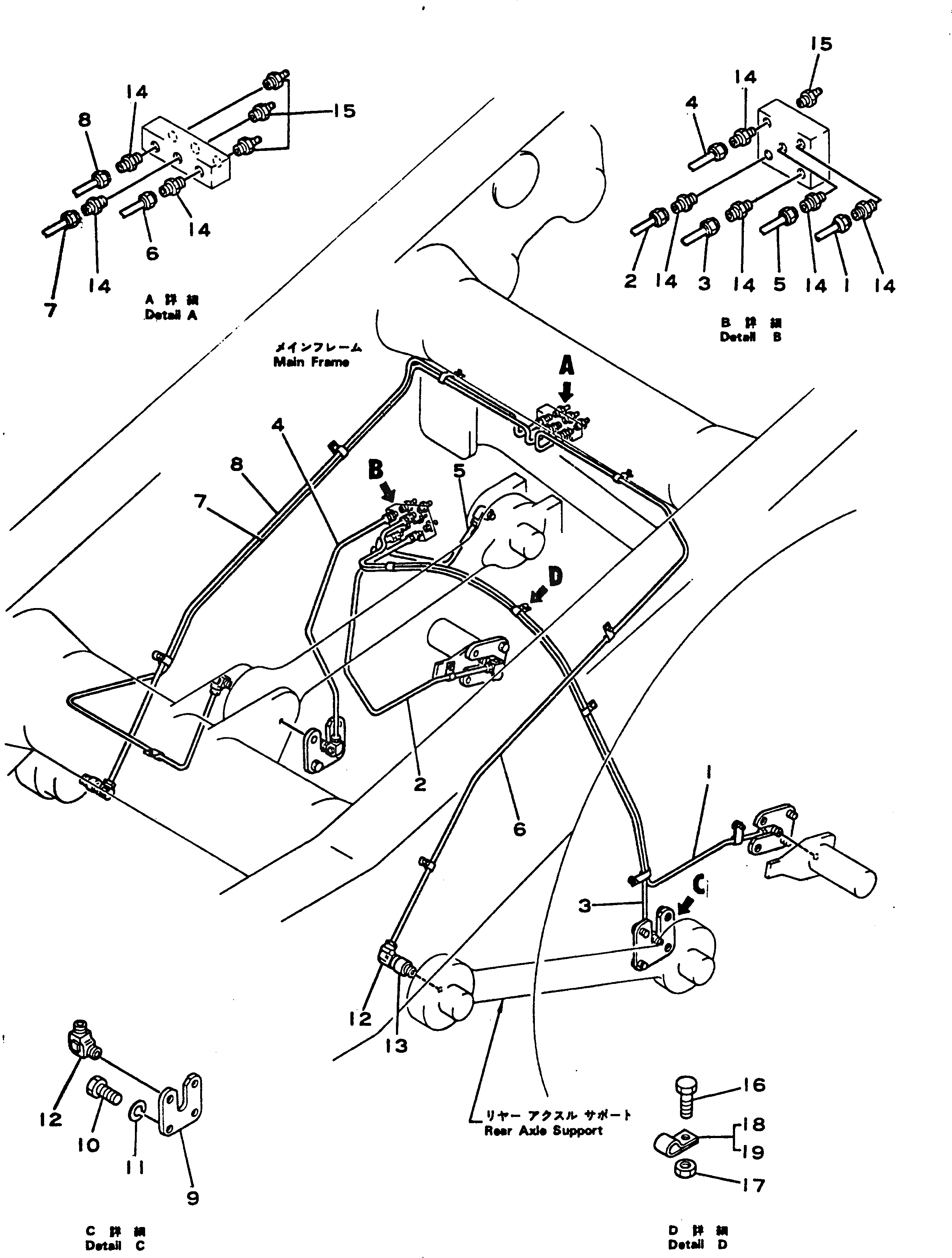 Трубка 566-52-12120 Komatsu
