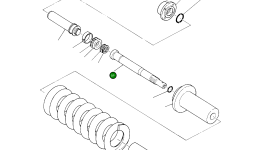 Шток 2444-1020B Komatsu