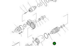 Шариковый подшипник KD1-0456-06387 Komatsu