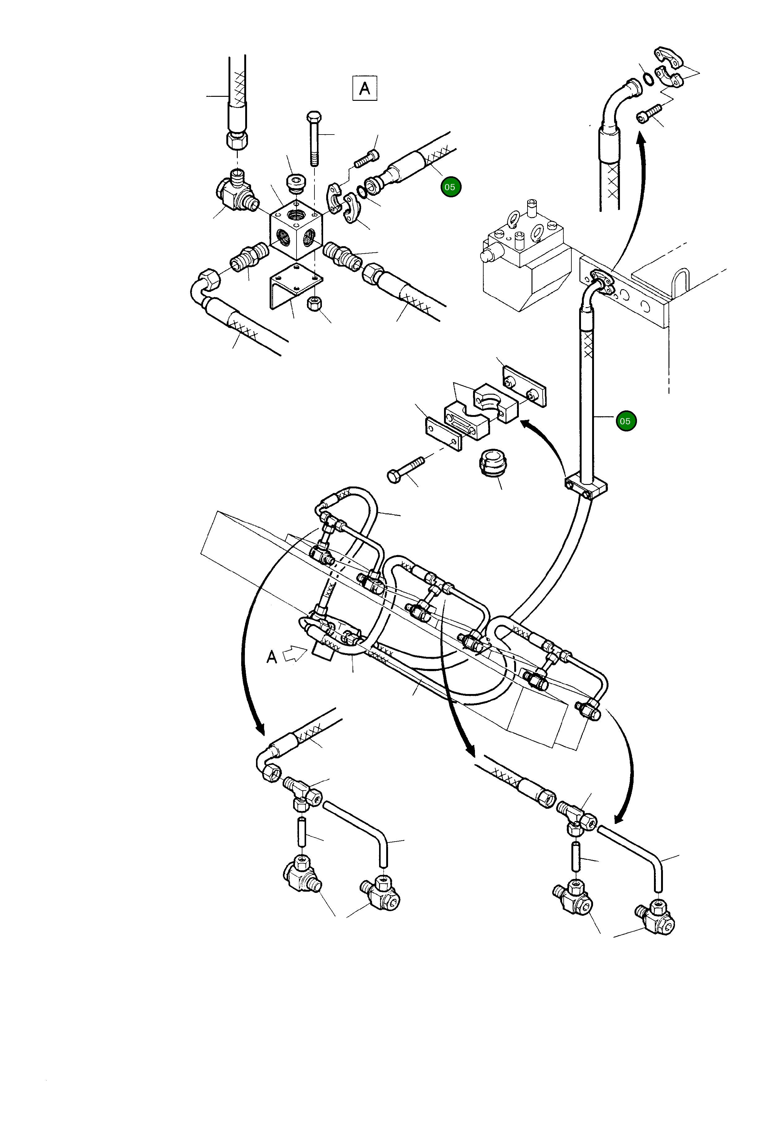 Шланг в сборе DN40x3880 419 059 40 Komatsu