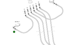 Шланг PF3/8-2050L 2184-1267D10 Komatsu