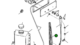 Щётка стеклоочистителя ветрового стекла 1301 988 H1 Komatsu
