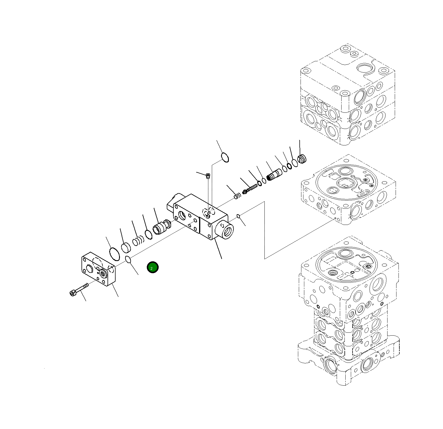 Клапан 723-50-53320 Komatsu