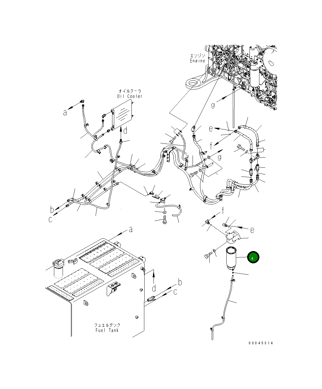 Фильтр в сборе 600-311-4500 Komatsu