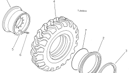 Шина 234-30-54310 Komatsu