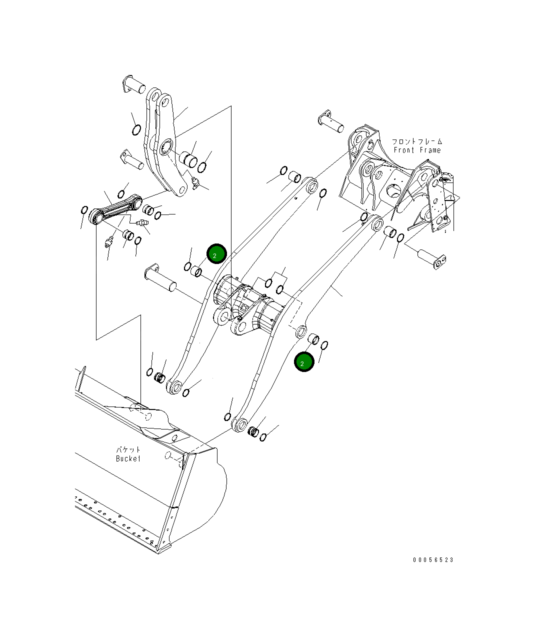Втулка 424-70-47130 Komatsu