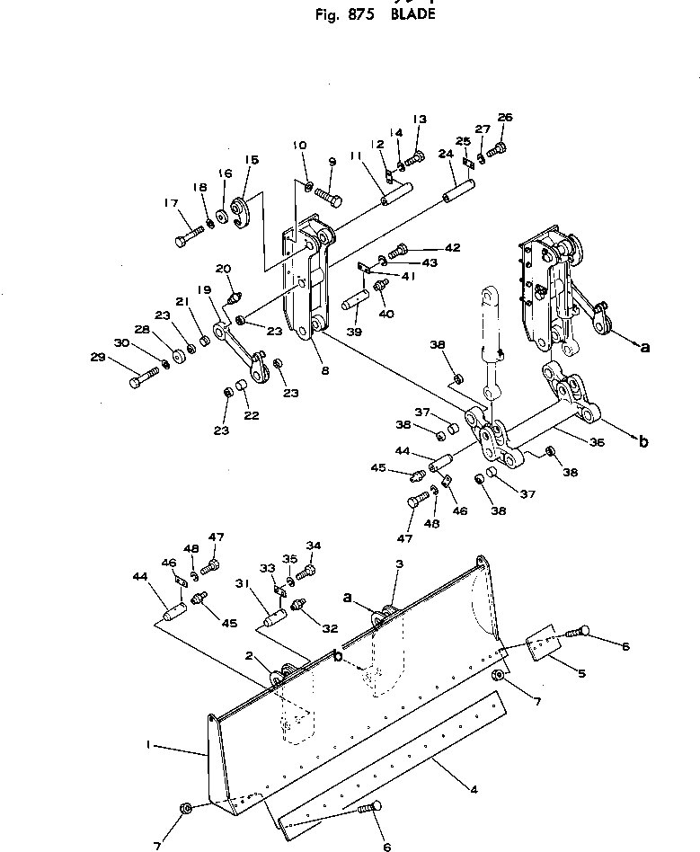 Отвал 20D-910-1140 Komatsu