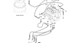Шланг PF3/8-1100L 2184-1060D220 Komatsu