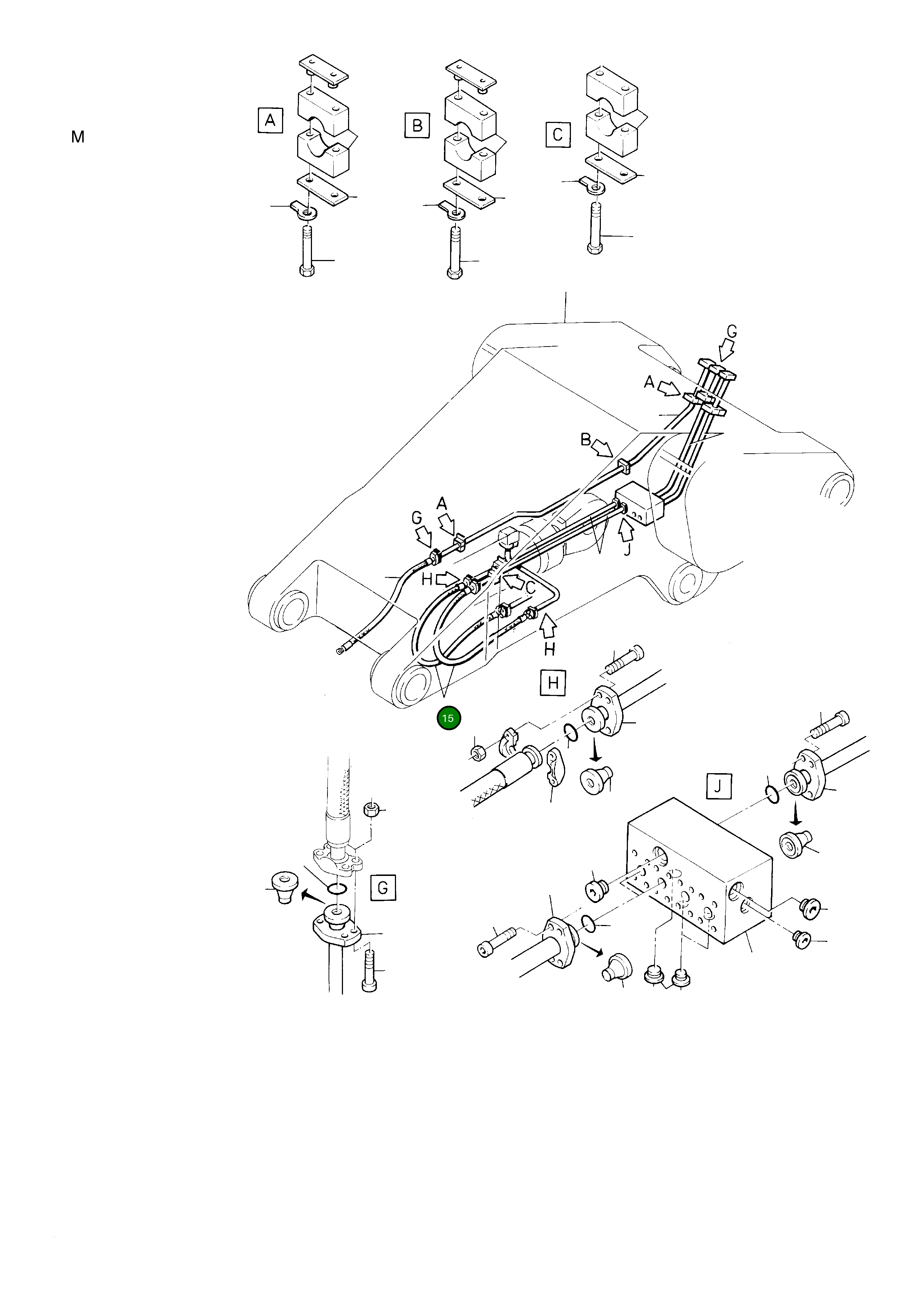 Шланг в сборе DN 40x2300 440 784 40 Komatsu