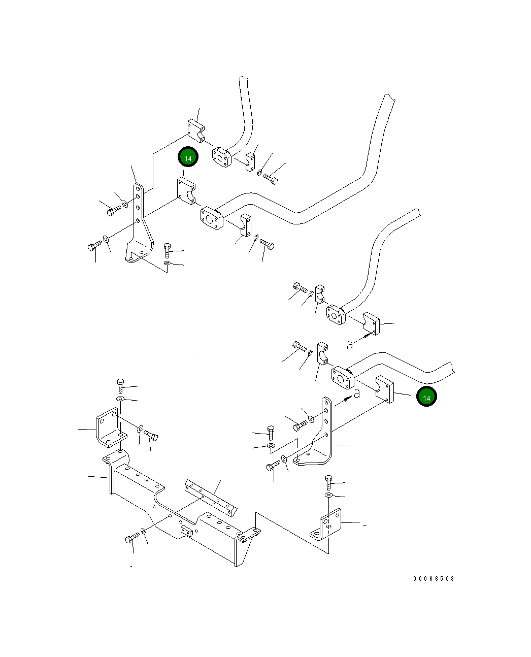 Хомут 21T-64-35190 Komatsu