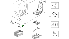 Ремень сиденья K9001218 Komatsu