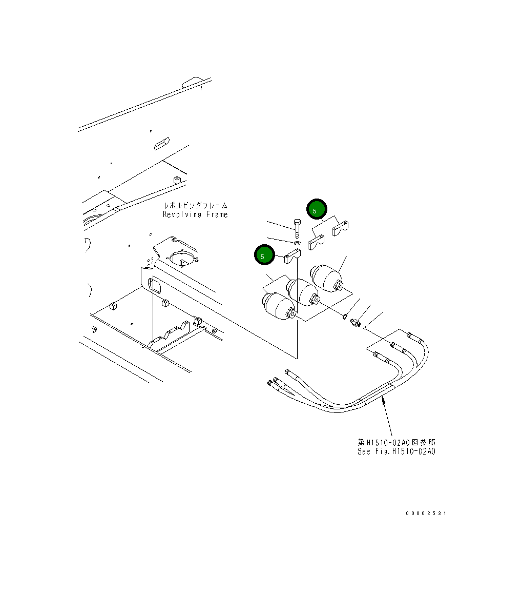 Хомут 20K-54-21641 Komatsu