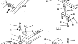 Кронштейн 567-01-61131 Komatsu
