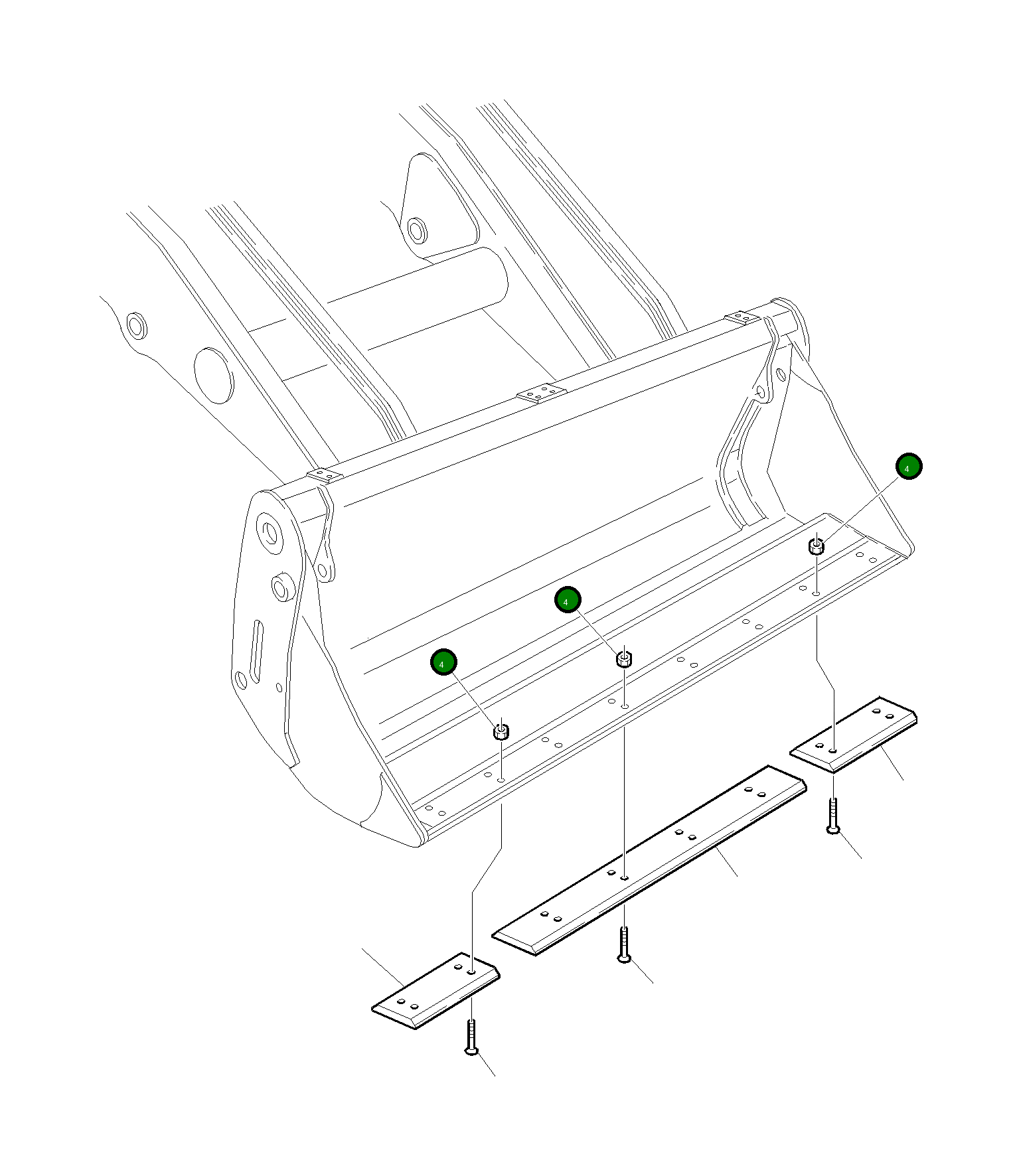 Гайка 801920108 Komatsu