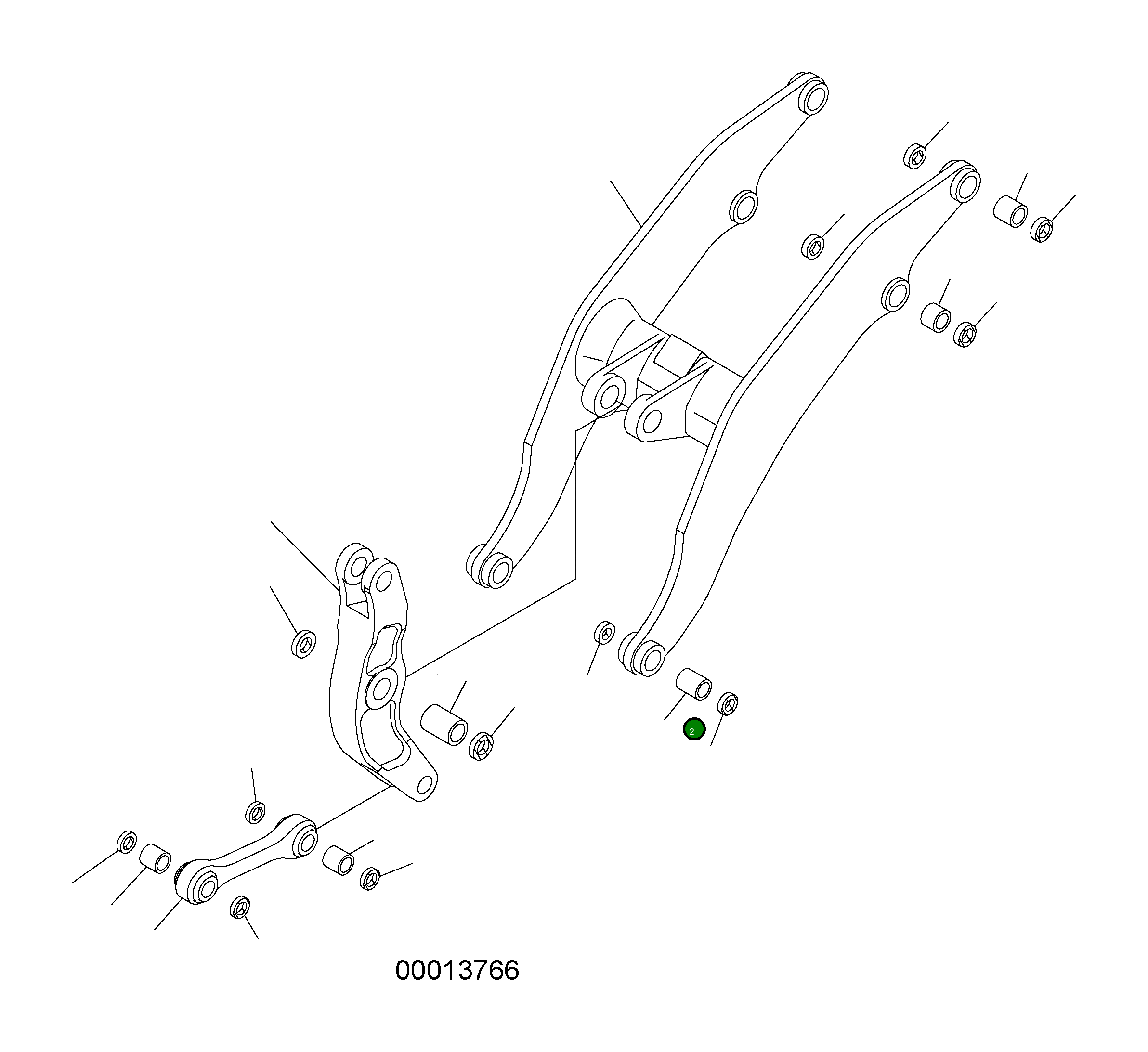 Втулка 425-70-H1140 Komatsu