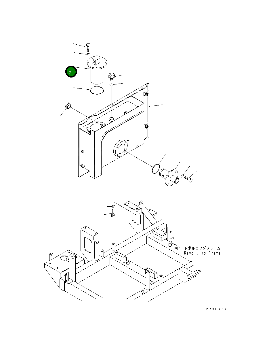 Фильтр в сборе 10B-60-11191 Komatsu