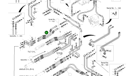 Шланг PF1/2-1050 2184-1054D57 Komatsu
