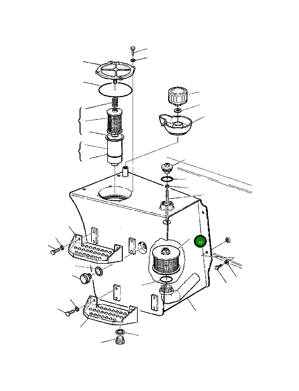 Фильтр картриджный 312613071 Komatsu