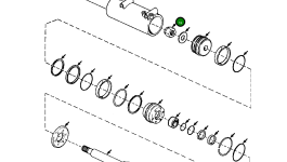 Стопорная гайка - 1-1/2NF 20 513 R1 Komatsu