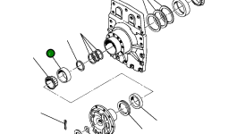 Чашка подшипника 107 577 R1 Komatsu