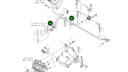 Шланг 900MM 20Y-62-K2180 Komatsu