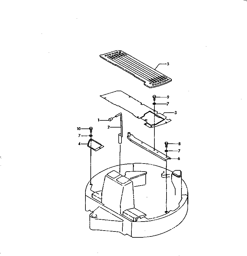 Ступень YM17218362170K Komatsu