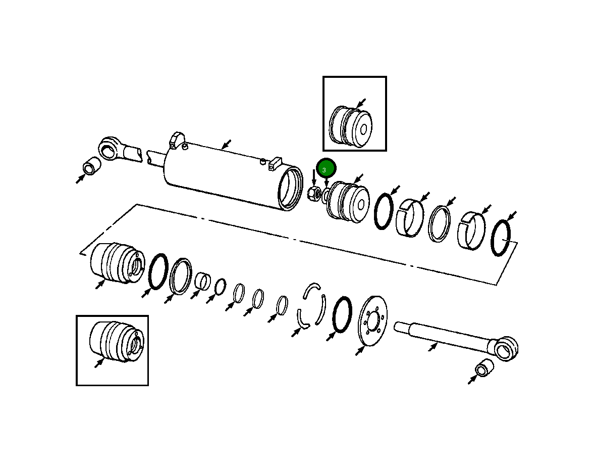 Стопорная гайка - 2NF 20 532 R1 Komatsu