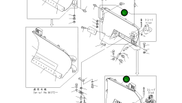 Отвал, левый 418-S70-2210 Komatsu