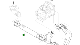 Шланг D98XD120X680L 2185-1002D64 Komatsu