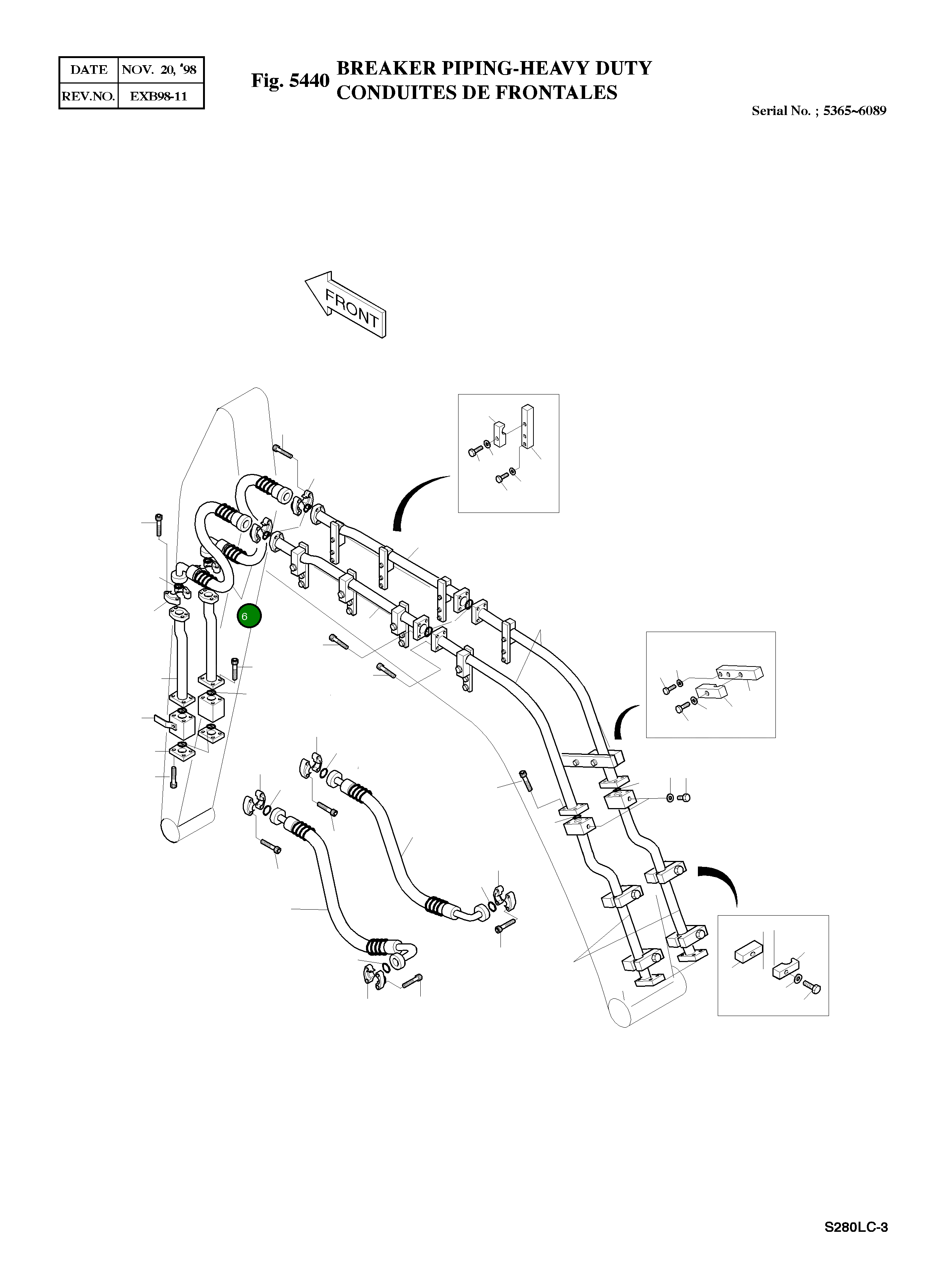 Шланг 2-1"-5000PSI-2050L 2184-1094D50 Komatsu