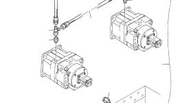 Шланг в сборе NW 25x580 lg 551 198 40 Komatsu