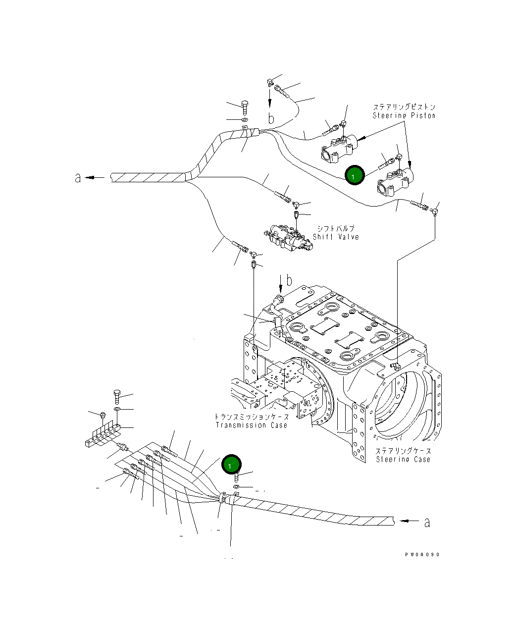 Шланг 1800MM 124-49-51510 Komatsu