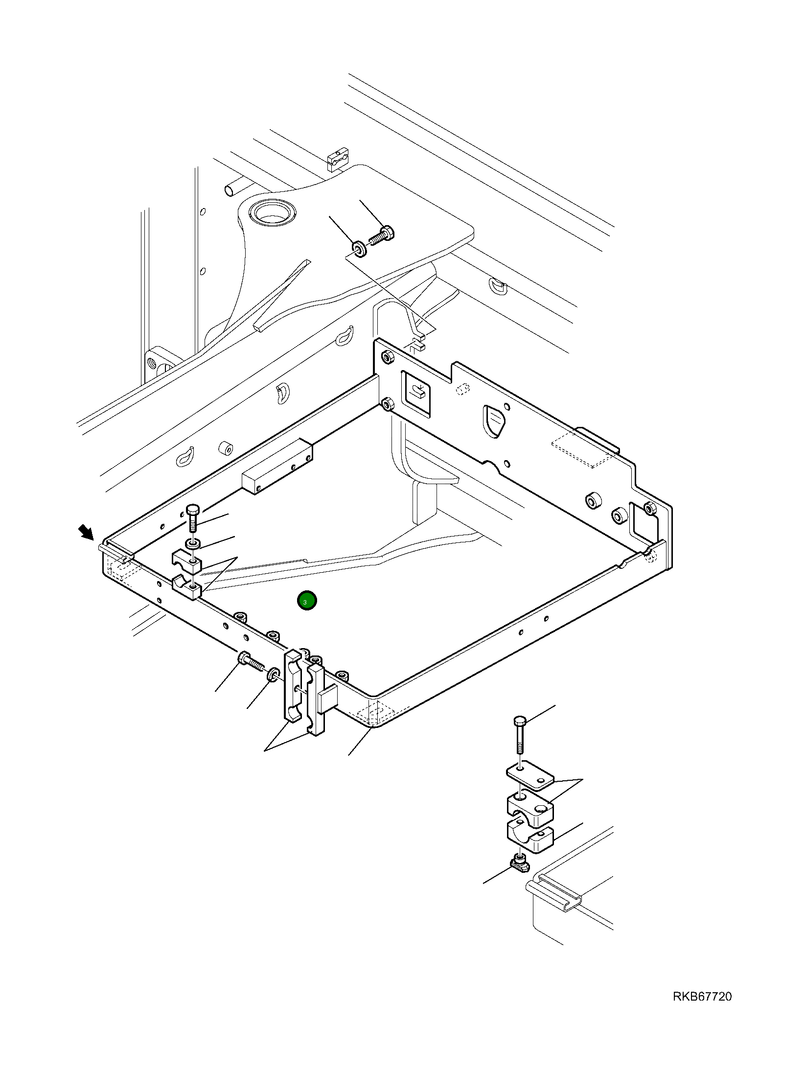Хомут 42N-43-11D30 Komatsu