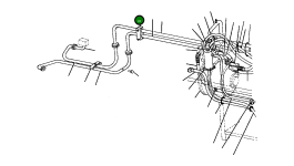 Зажимная штанга трубки ED 3 385 Komatsu