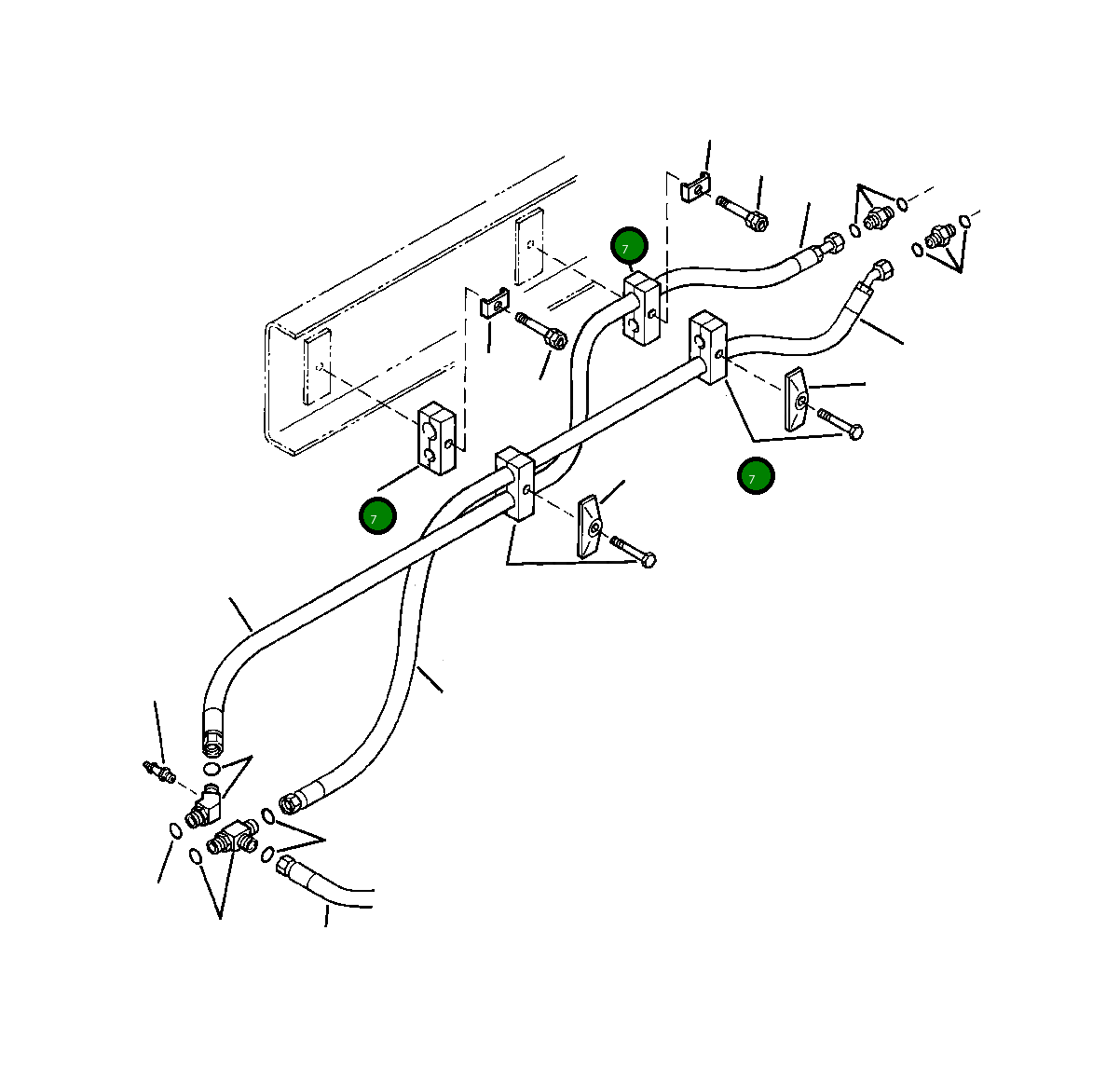 Хомут 1439 121 H1 Komatsu