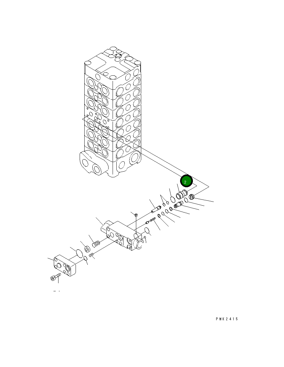 Клапан 723-50-53240 Komatsu