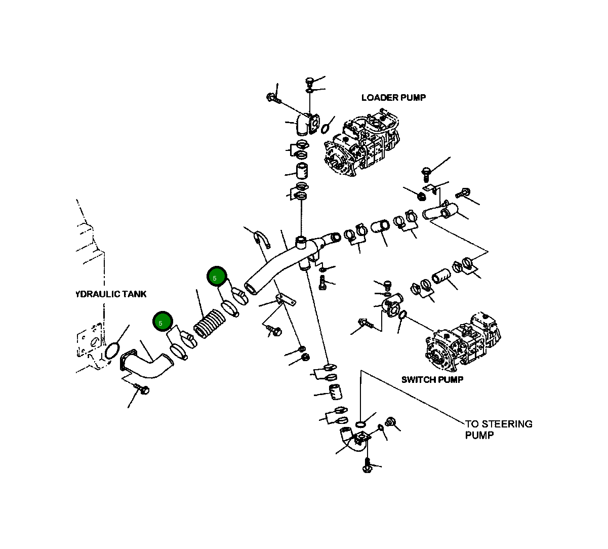 Хомут WA 1 071 Komatsu
