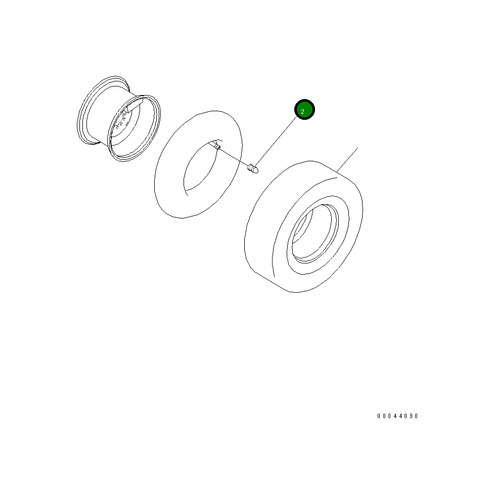 Клапан 416-30-11540 Komatsu