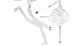 Шланг PF1/4-2900L 2184-1060D132 Komatsu