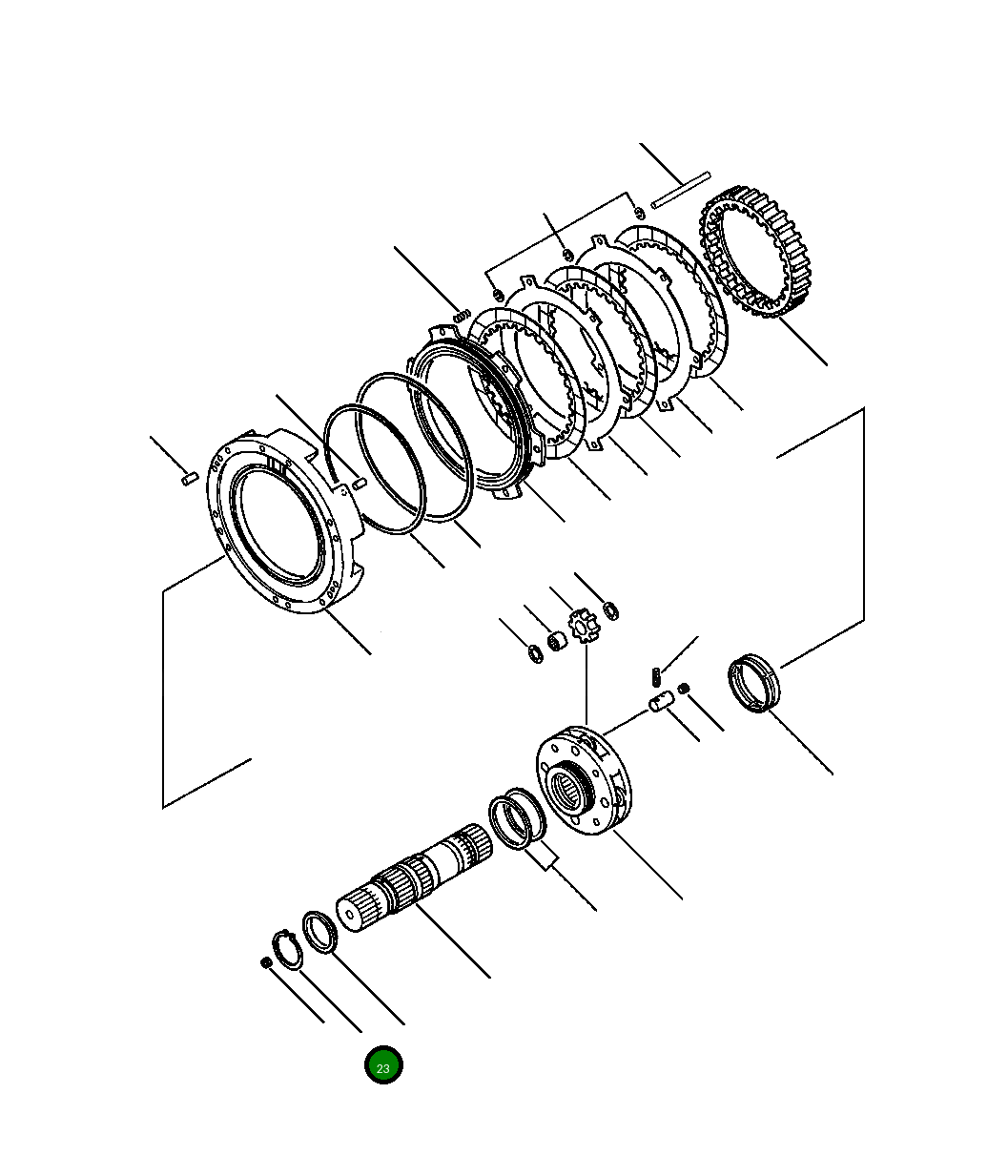 Втулка 425-15-11550 Komatsu