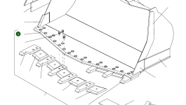 Отвал (сварной) 421-75-H2560 Komatsu