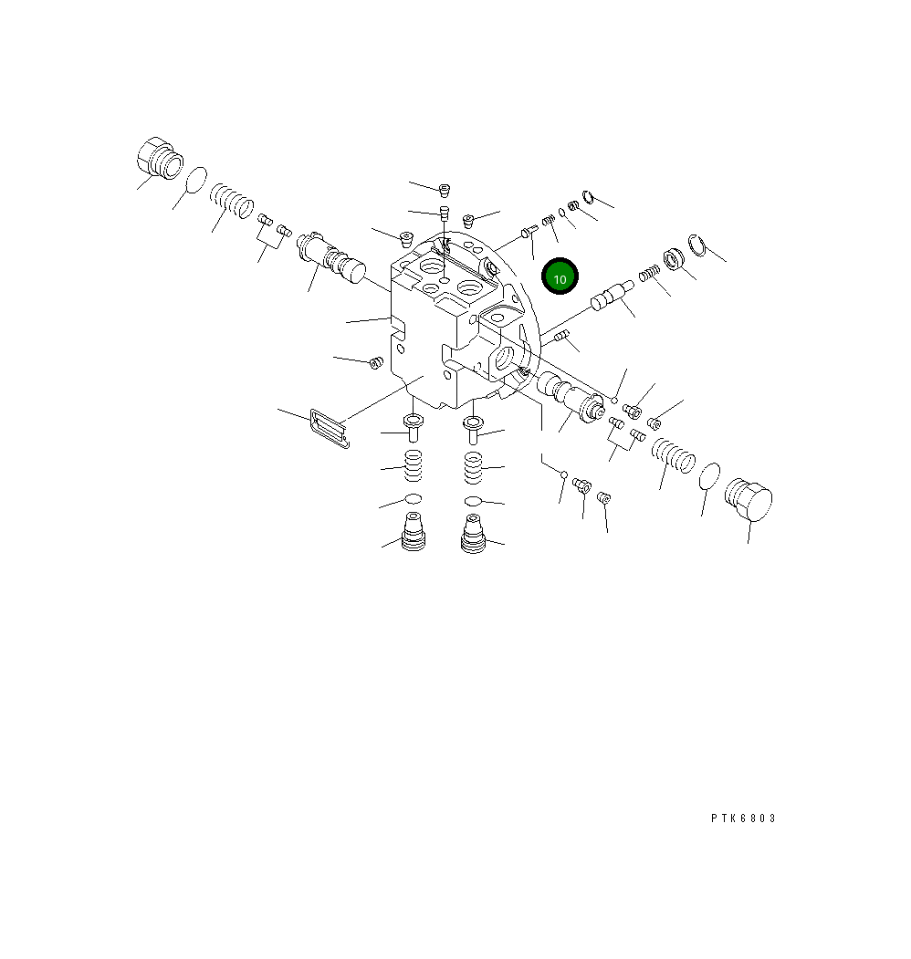 Клапан TZ571B2019-02 Komatsu